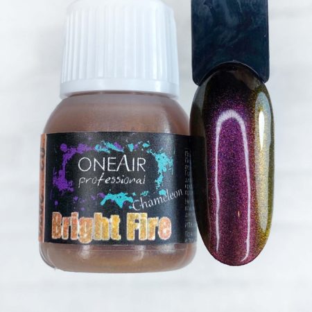 Краска для аэрографии на ногтях OneAir хамелеон bright fire