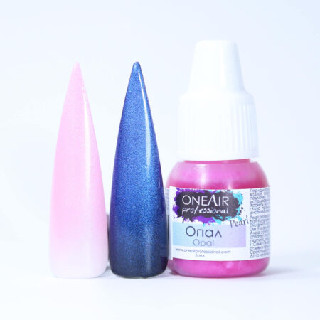 краска для аэрографии на ногтях OneAir nail airbrush paint перламутры опал